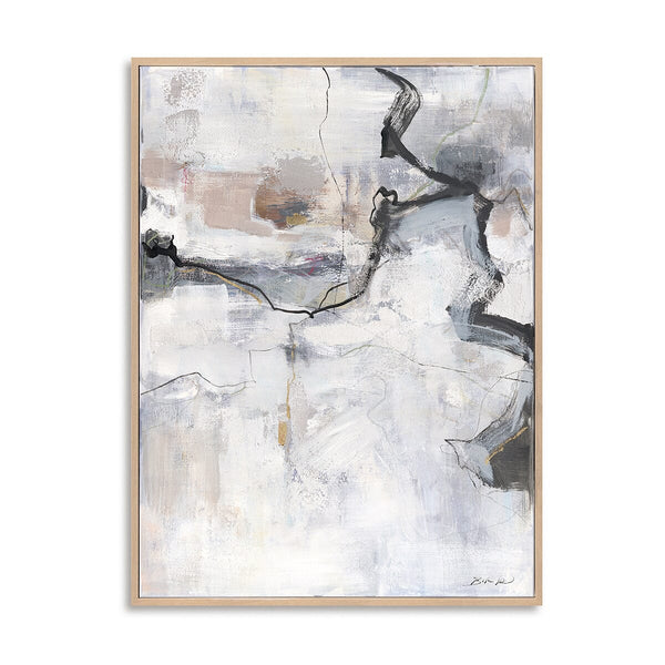 Golden Motion - Black & White Abstract Painting#M6886 Painting artwepaint 