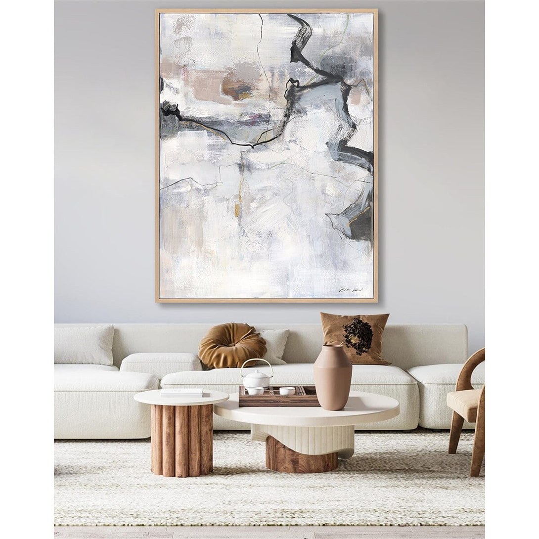 Golden Motion - Black & White Abstract Painting#M6886 Painting artwepaint 