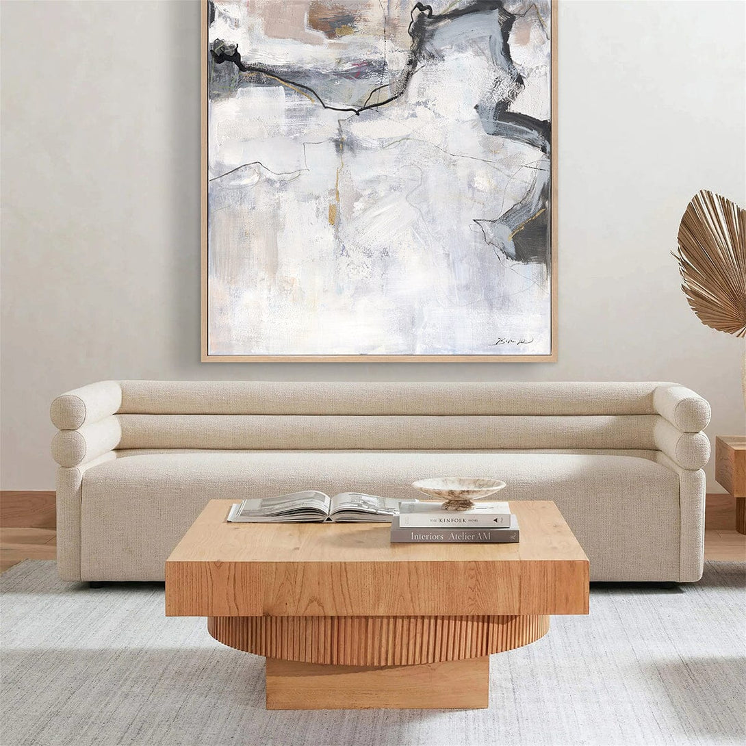 Golden Motion - Black & White Abstract Painting#M6886 Painting artwepaint 