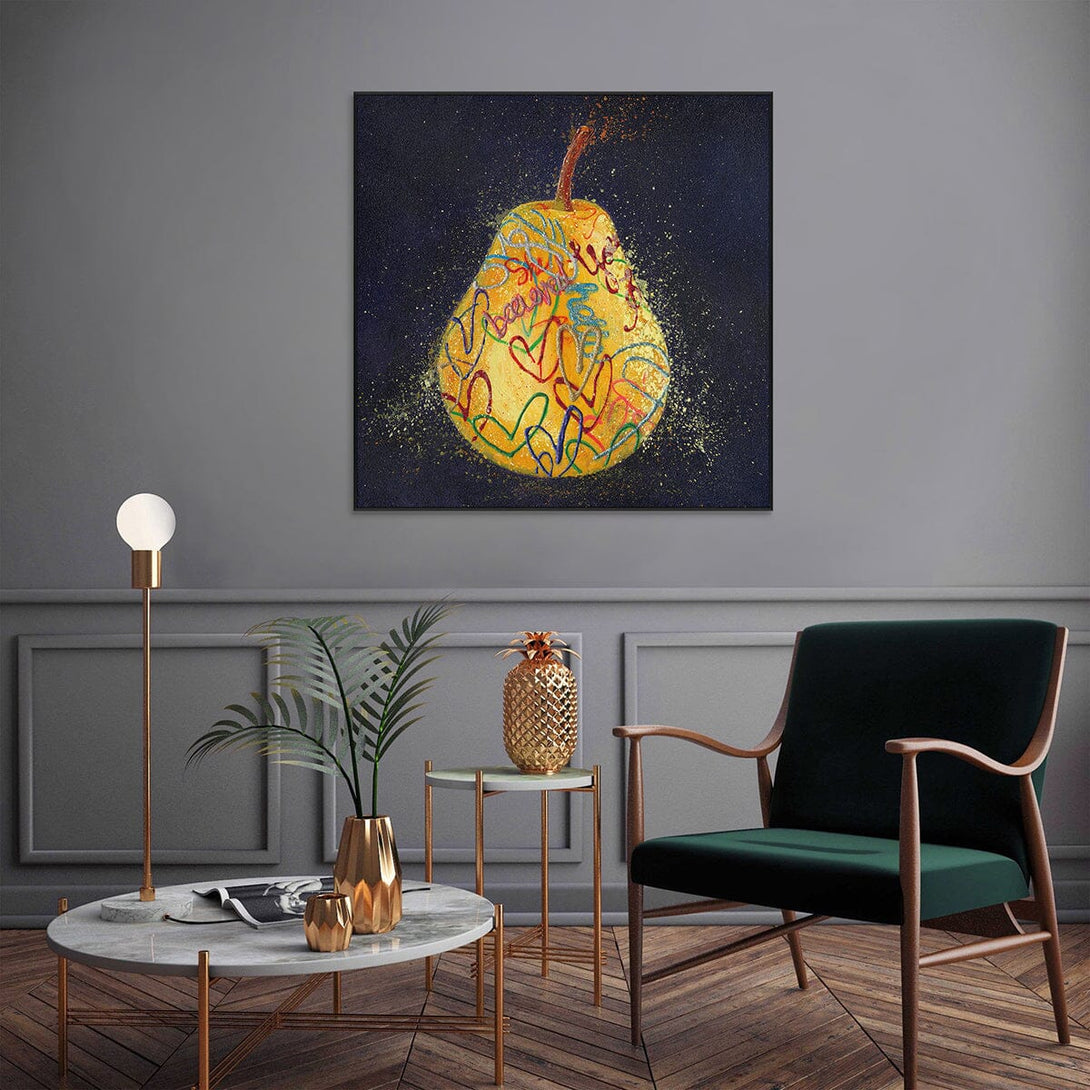 Golden Pear – Street Love Art Painting #I1679 Painting artwepaint 