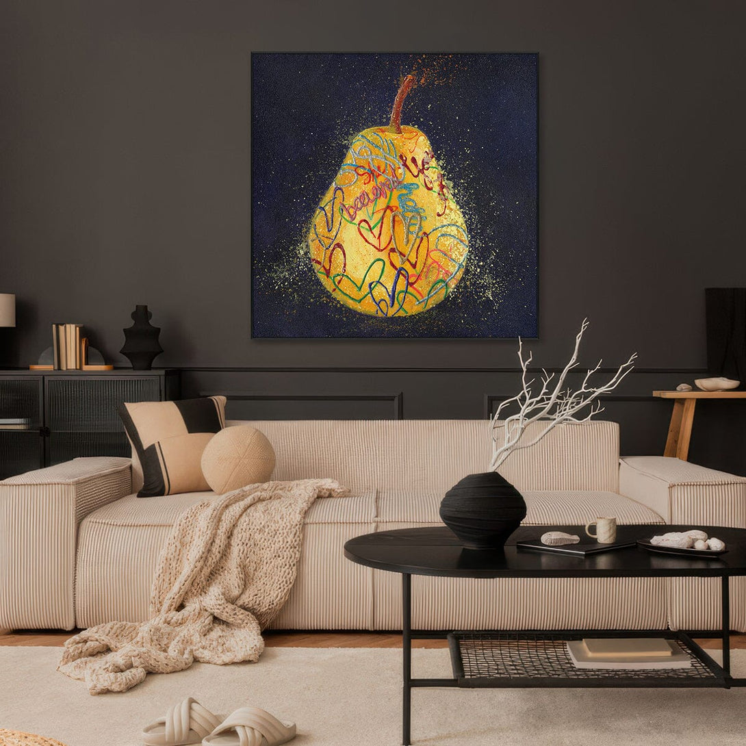 Golden Pear – Street Love Art Painting #I1679 Painting artwepaint 