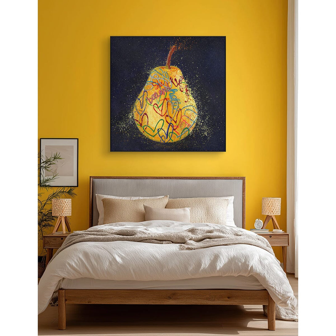 Golden Pear – Street Love Art Painting #I1679 Painting artwepaint 