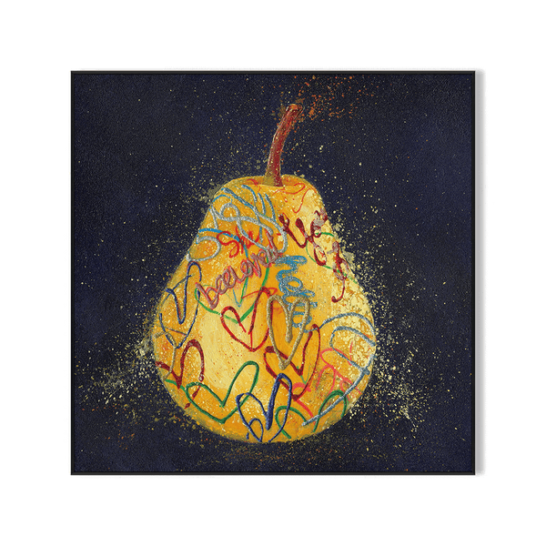Golden Pear – Street Love Art Painting #I1679 Painting artwepaint 