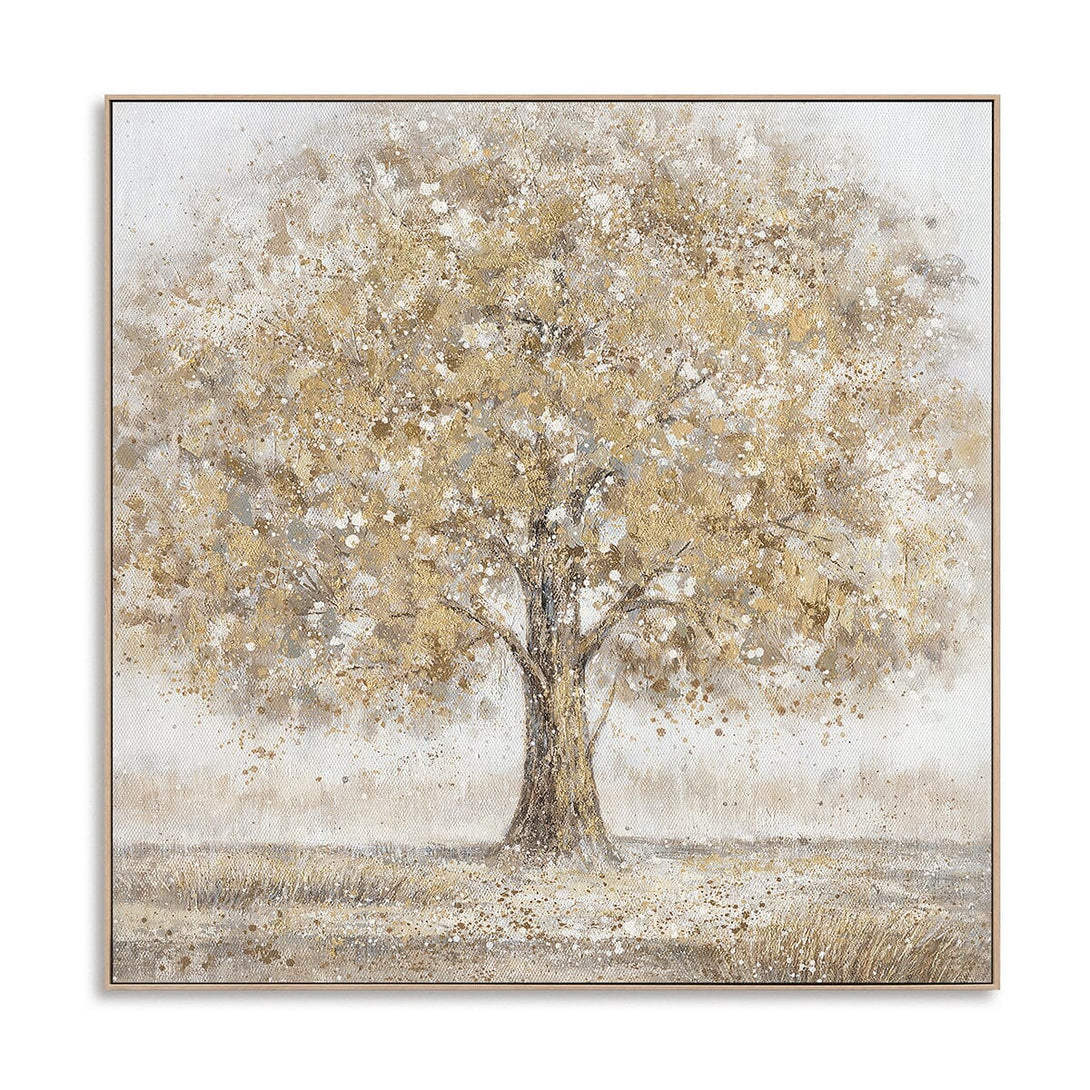 Golden Radiance - Modern Abstract Tree#L0559 Painting artwepaint 