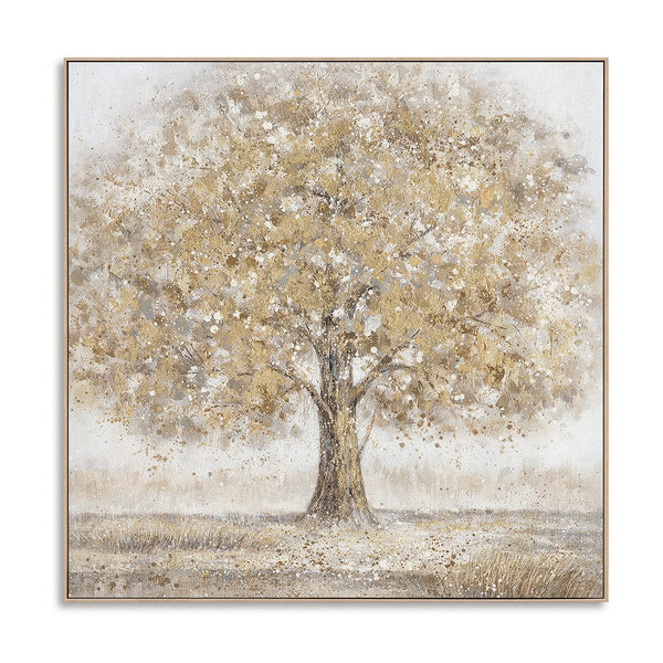Golden Radiance - Modern Abstract Tree#L0559 Painting artwepaint 