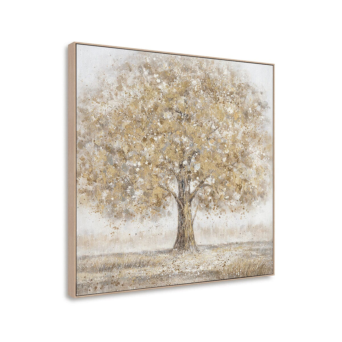 Golden Radiance - Modern Abstract Tree#L0559 Painting artwepaint 
