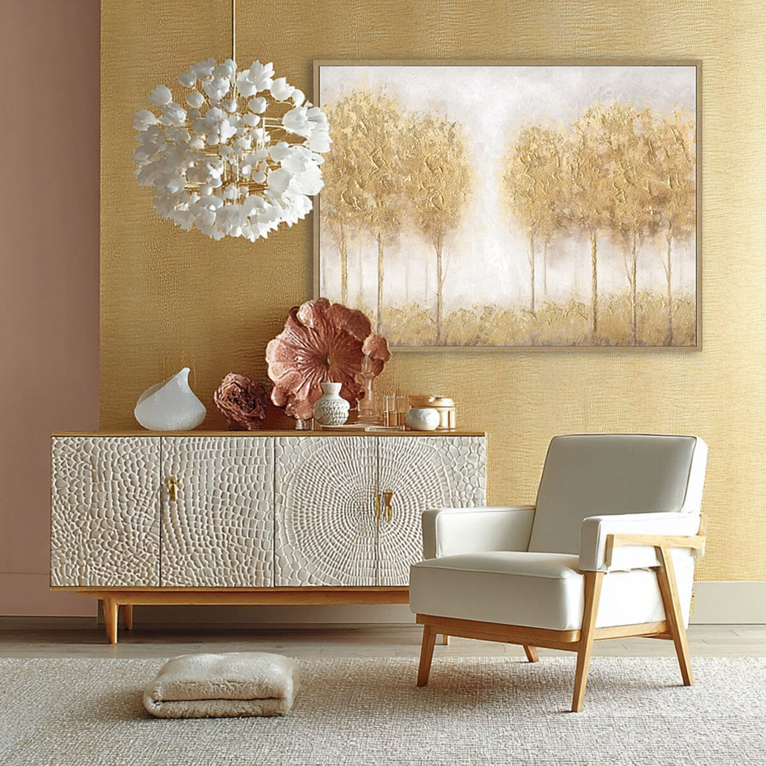 Golden Realm - Abstract Forest#L4547 Painting artwepaint 