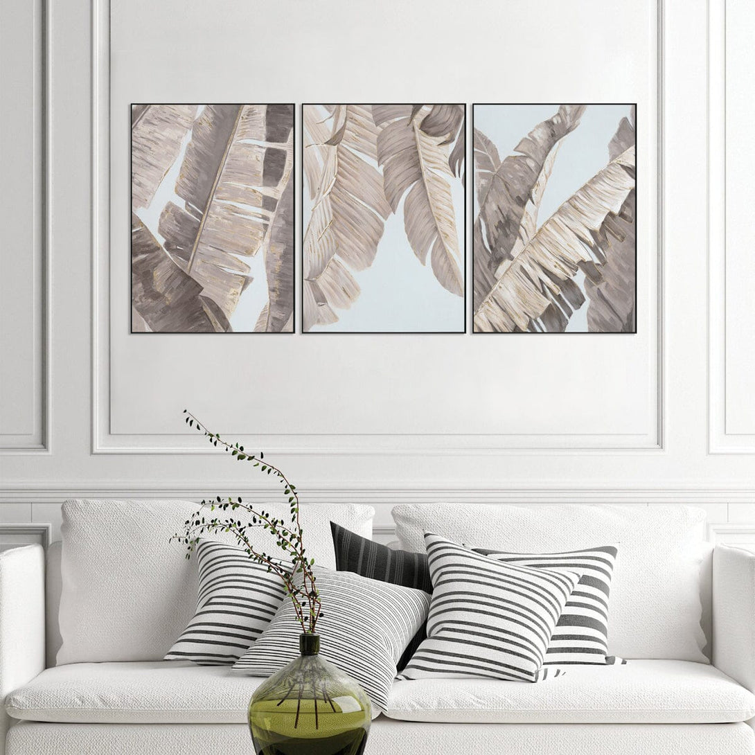 Golden Rhythm - Banana Leaf Abstract Art#L3674 Painting artwepaint 