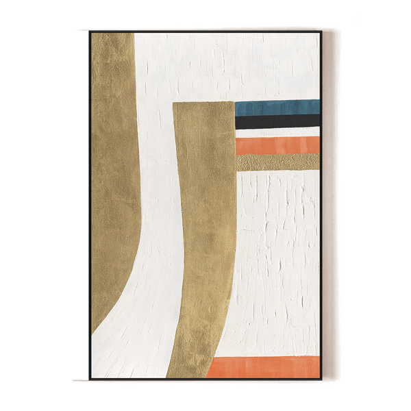 Golden Rhythm - Modern Geometric Abstract#M4653 Painting artwepaint 