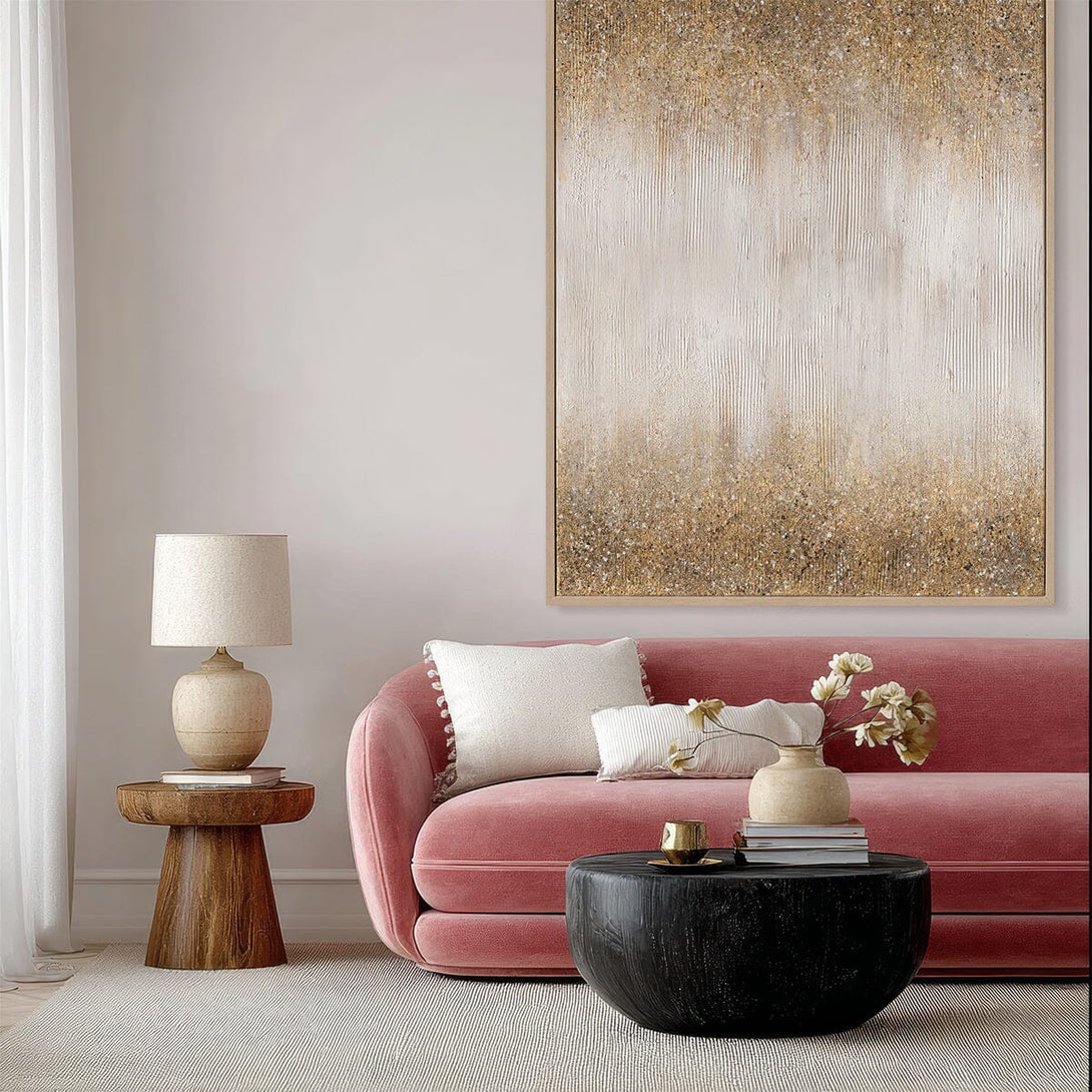Golden Sands - Gradient Abstract Texture Painting #P4506 Painting artwepaint 