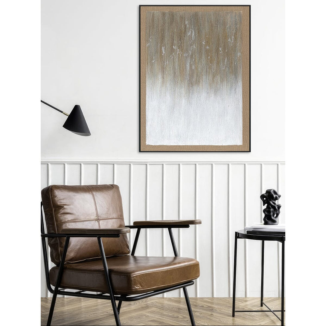 Golden Silence - Brown Textured Abstract #J5070 Painting artwepaint 