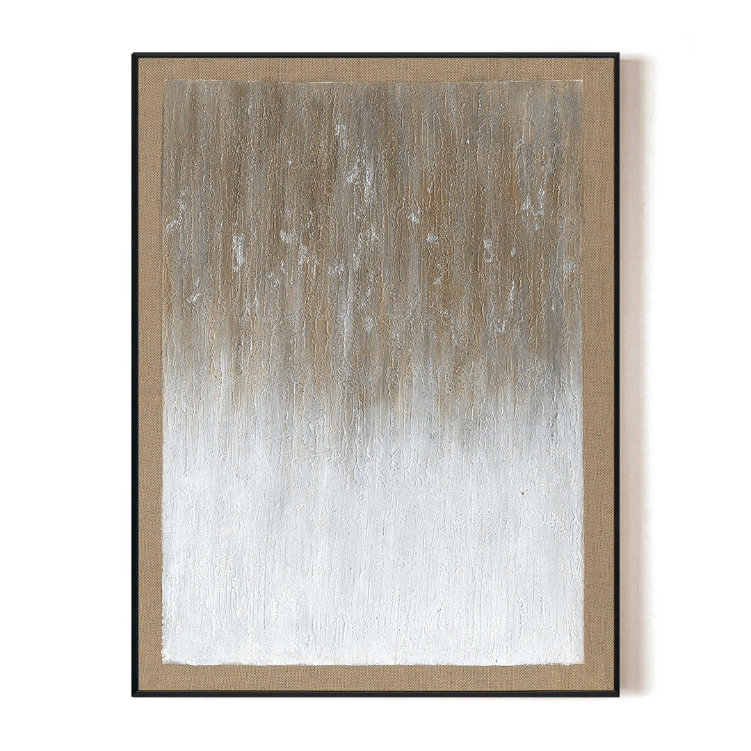 Golden Silence - Brown Textured Abstract #J5070 Painting artwepaint 