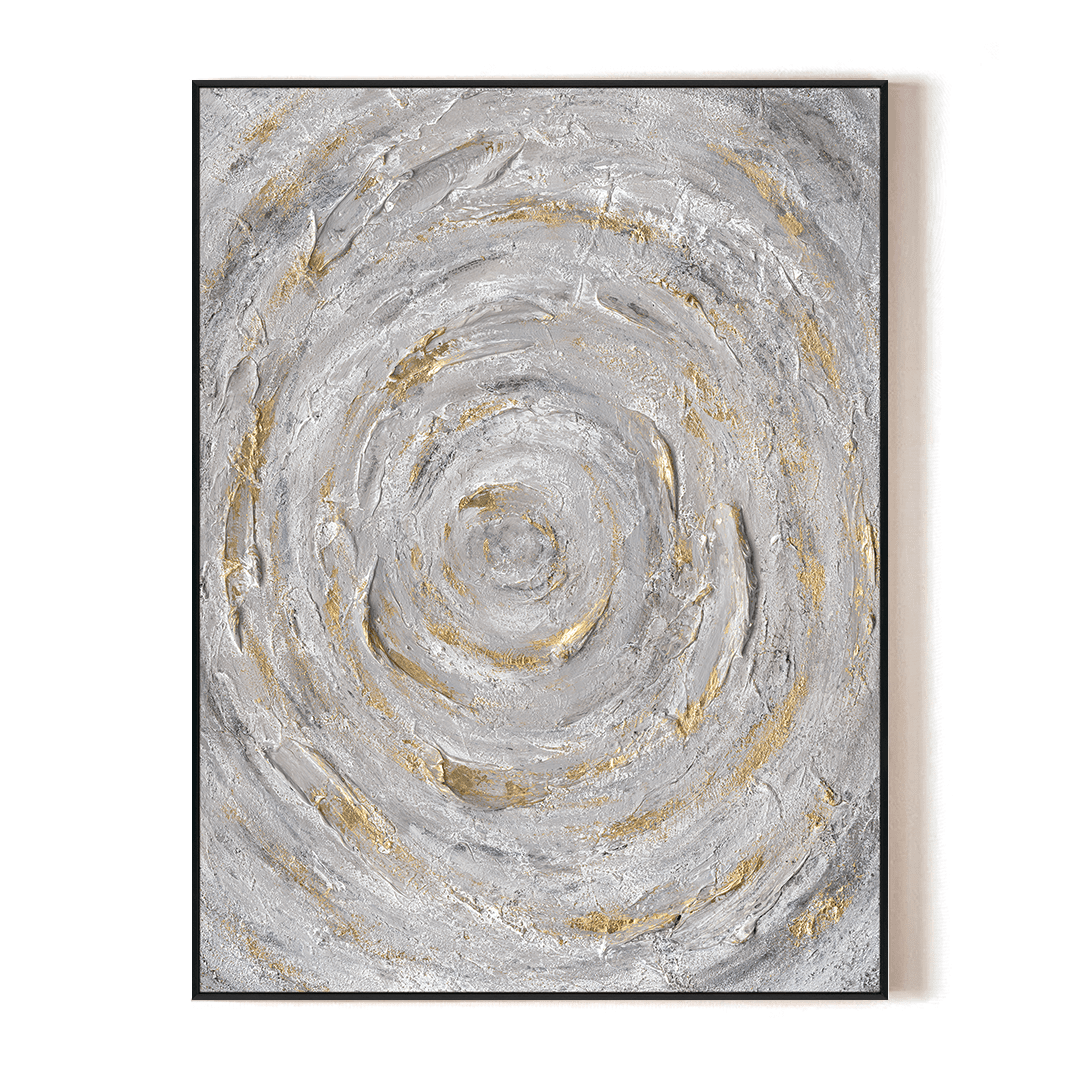 Golden Spiral-Textured Abstract Painting #P4554 Painting artwepaint 