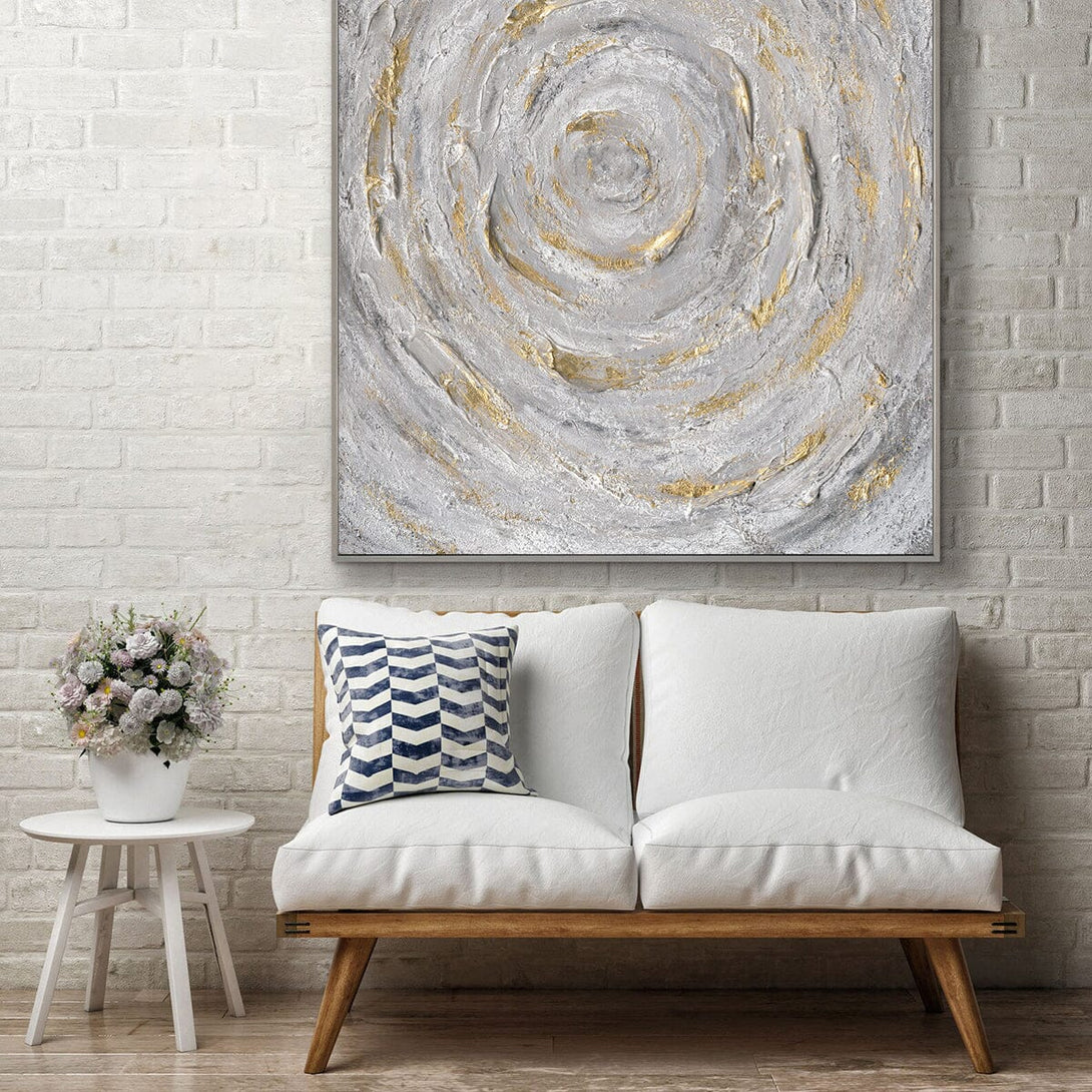 Golden Spiral-Textured Abstract Painting #P4554 Painting artwepaint 