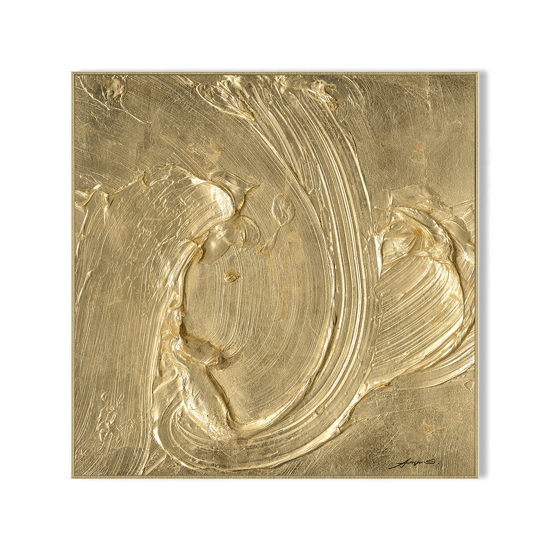 Golden Surge - Textured Abstract Masterpiece #MM6006 Painting artwepaint 