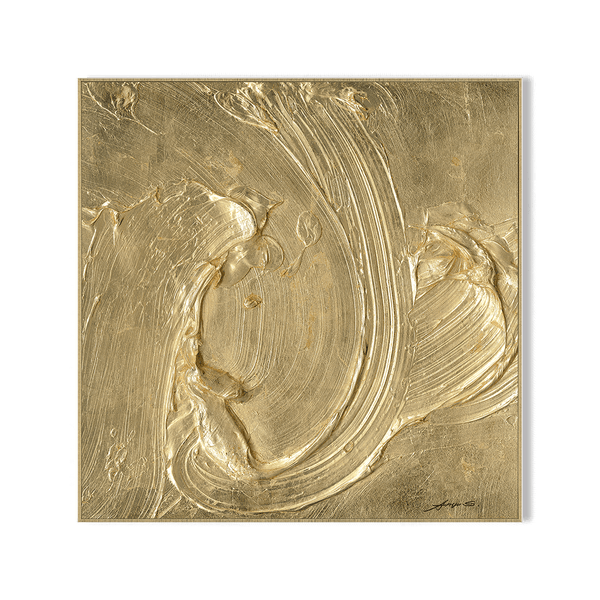 Golden Surge - Textured Abstract Masterpiece #MM6006 Painting artwepaint 