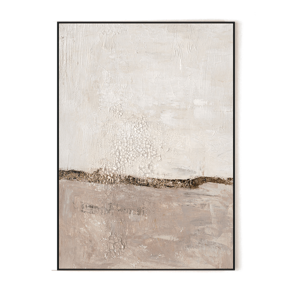 Golden Vein – Beige Abstract Painting #K5038 Painting artwepaint 