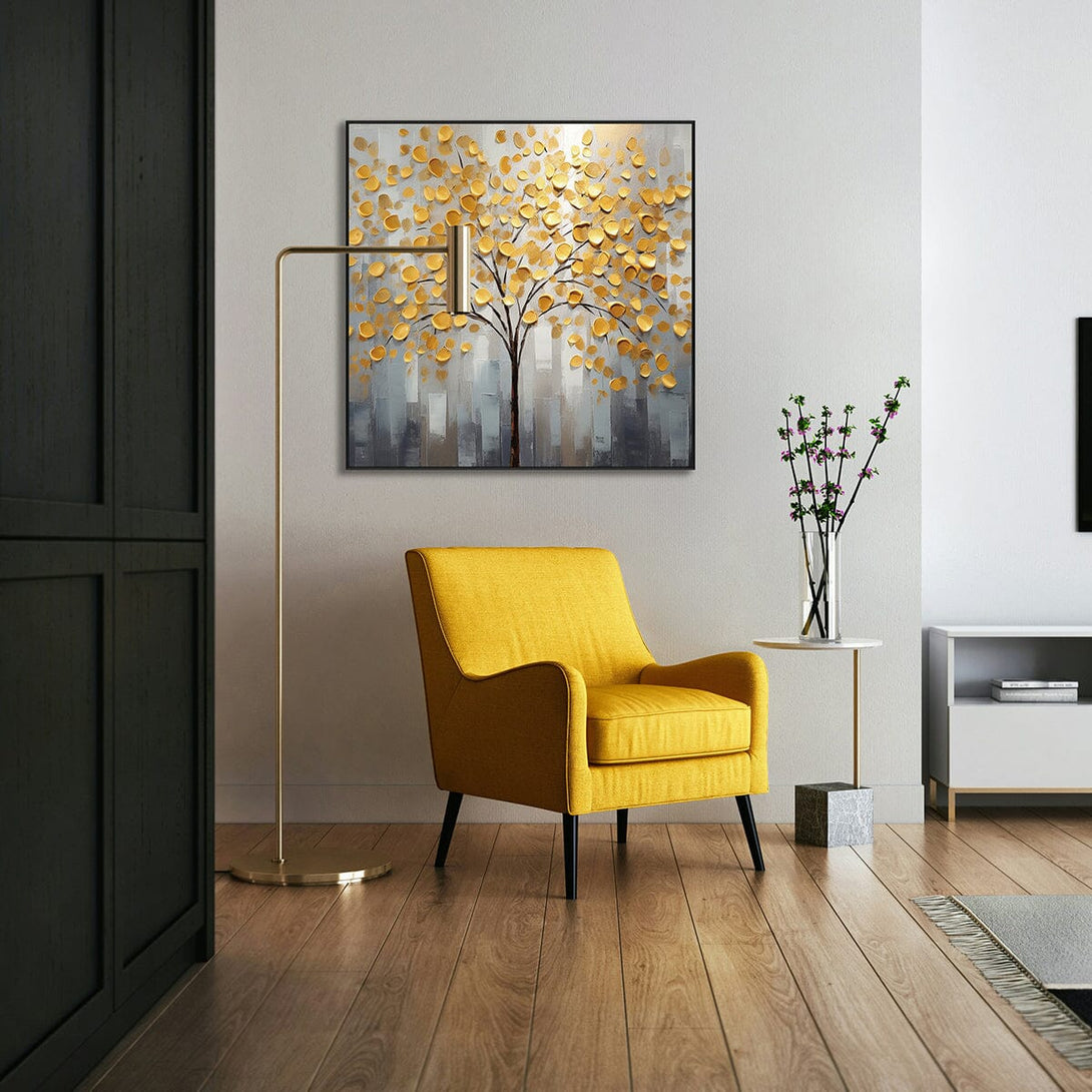 Golden Whisper Tree Oil Painting #PH0115(26) Painting artwepaint 