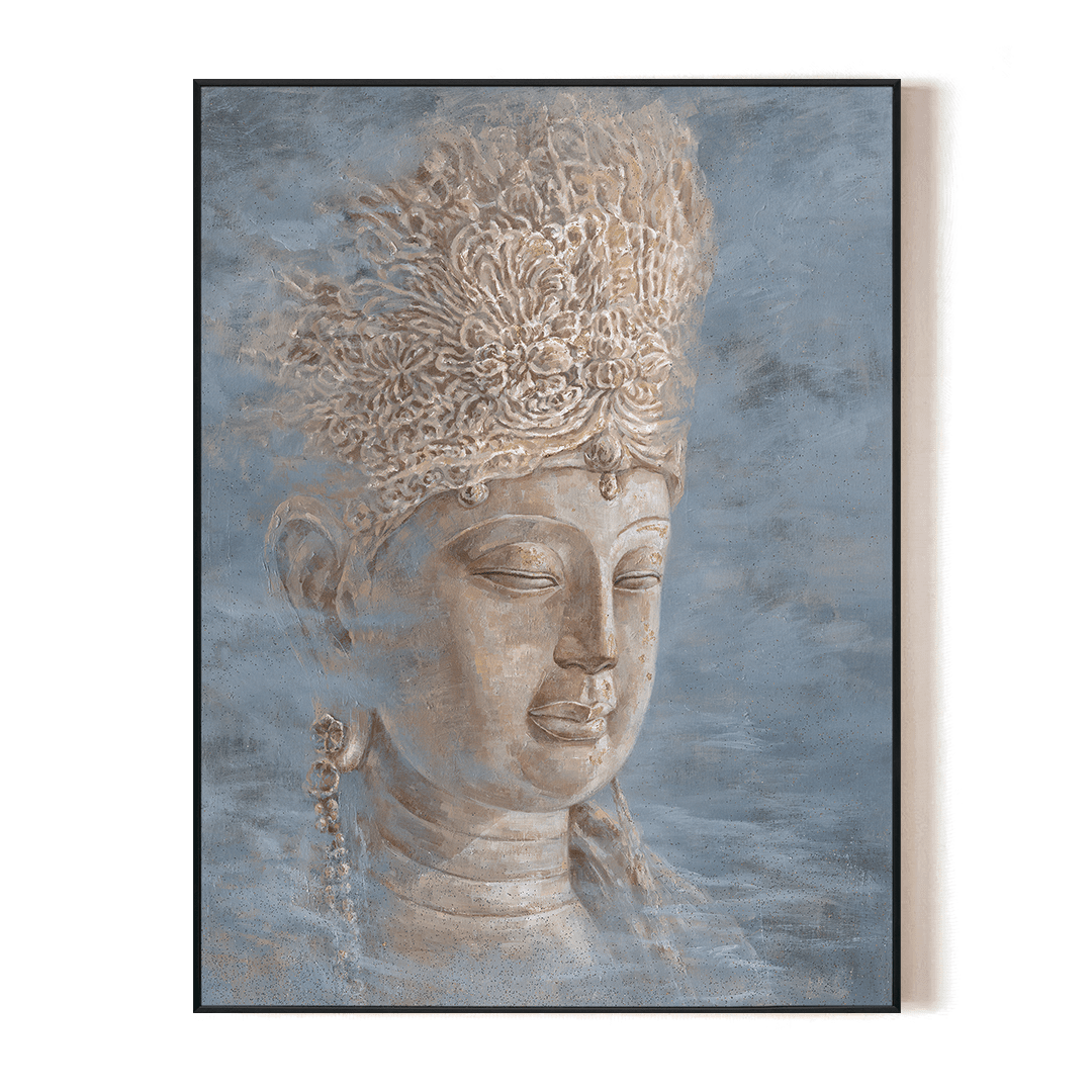 Golden Zen - Buddha Gold Leaf Glitter Artwork #K5093 Painting artwepaint 