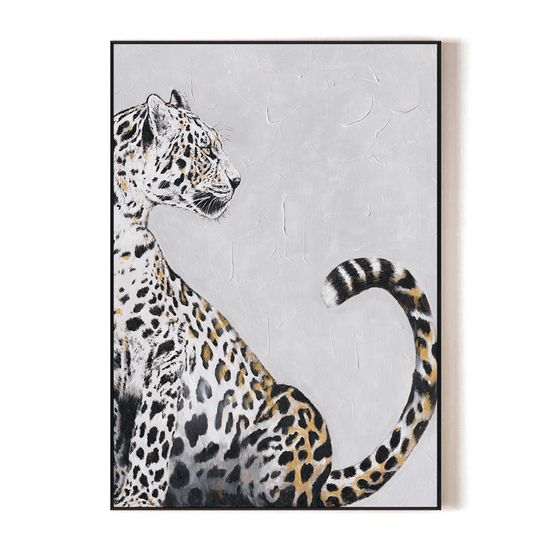 Graceful Gaze - Leopard Oil Painting#L4650 Painting artwepaint 