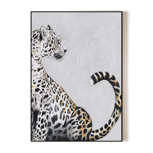 Graceful Gaze - Leopard Oil Painting#L4650 Painting artwepaint 