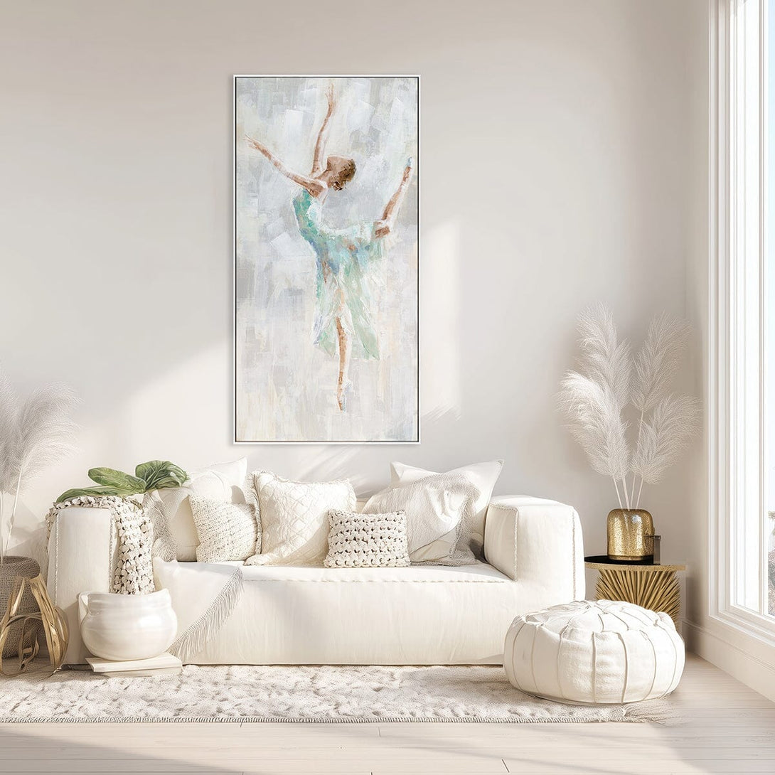 Green Rhythm - Ballet Dancer Painting#M0630 Painting artwepaint 