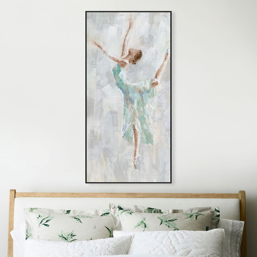 Green Rhythm - Ballet Dancer Painting#M0630 Painting artwepaint 