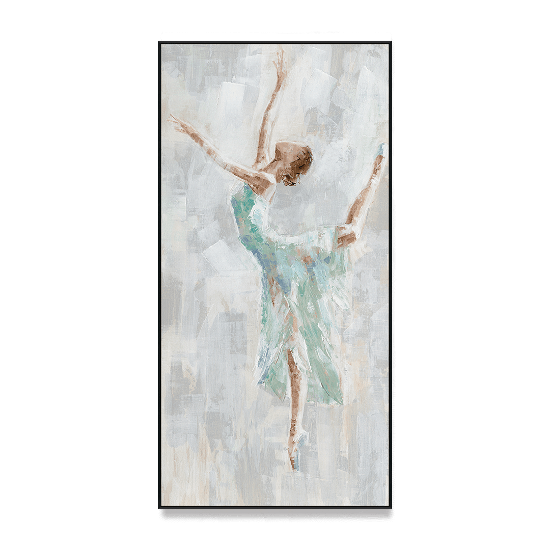 Green Rhythm - Ballet Dancer Painting#M0630 Painting artwepaint 