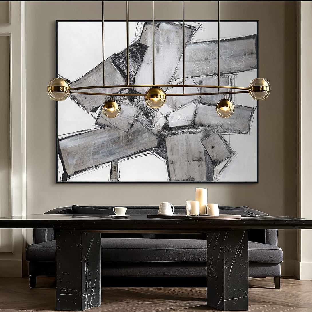 Grey Fragments - Monochrome Abstract Texture Painting#L6041 Painting artwepaint 
