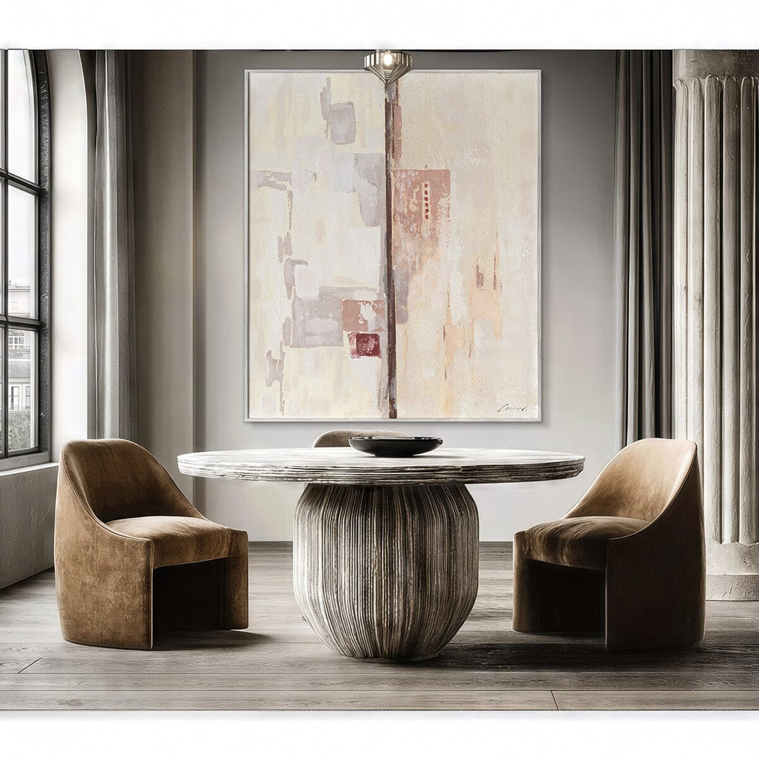 Harmony - Beige Abstract Painting#M5549 Painting artwepaint 
