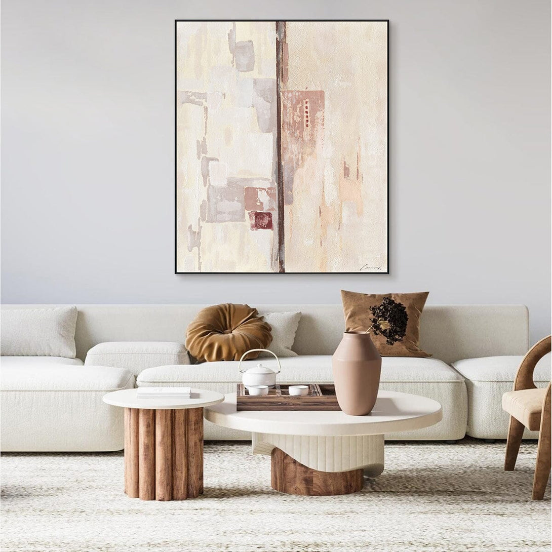 Harmony - Beige Abstract Painting#M5549 Painting artwepaint 