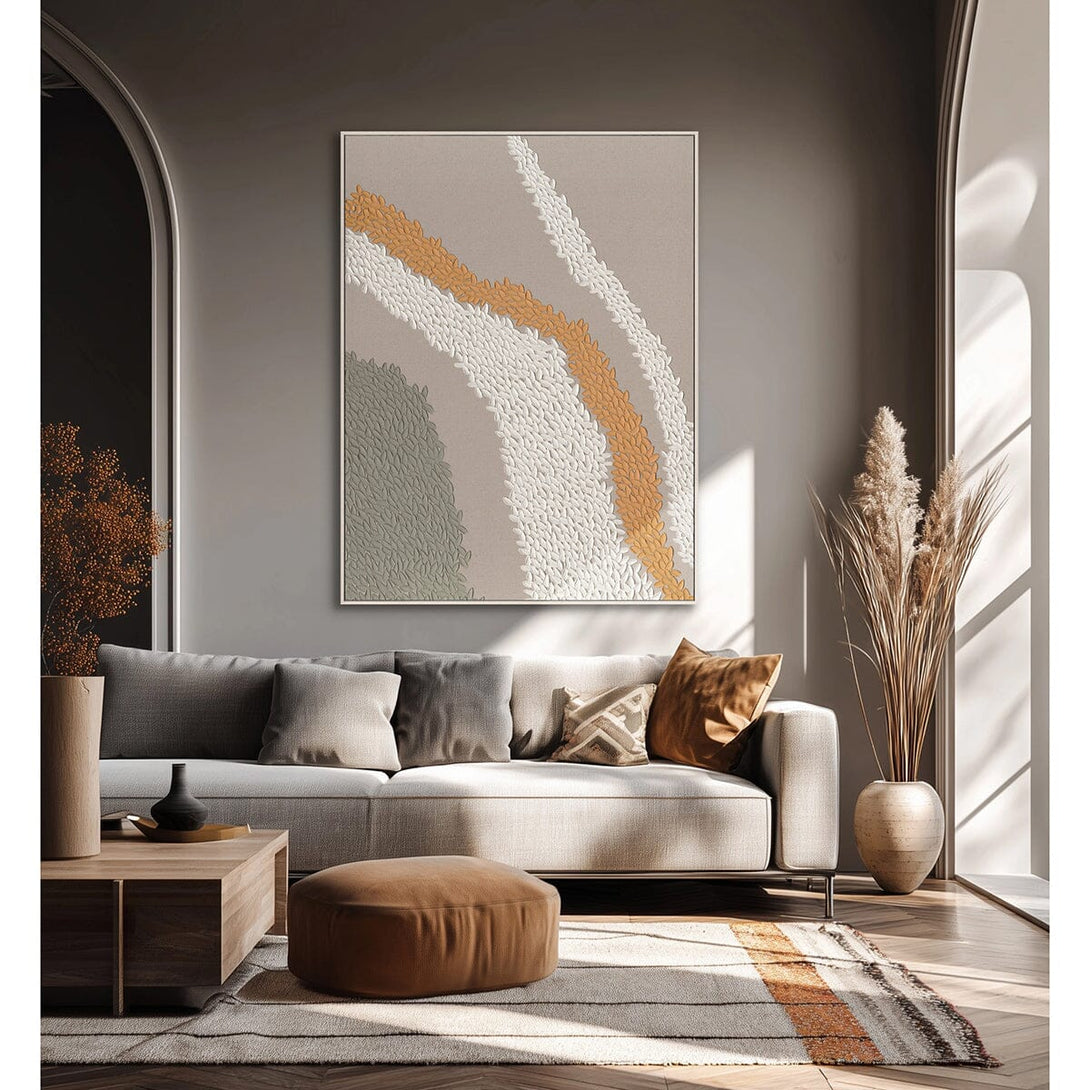 Harvest Paths-Textured Abstract Painting #MM4646 Painting artwepaint 