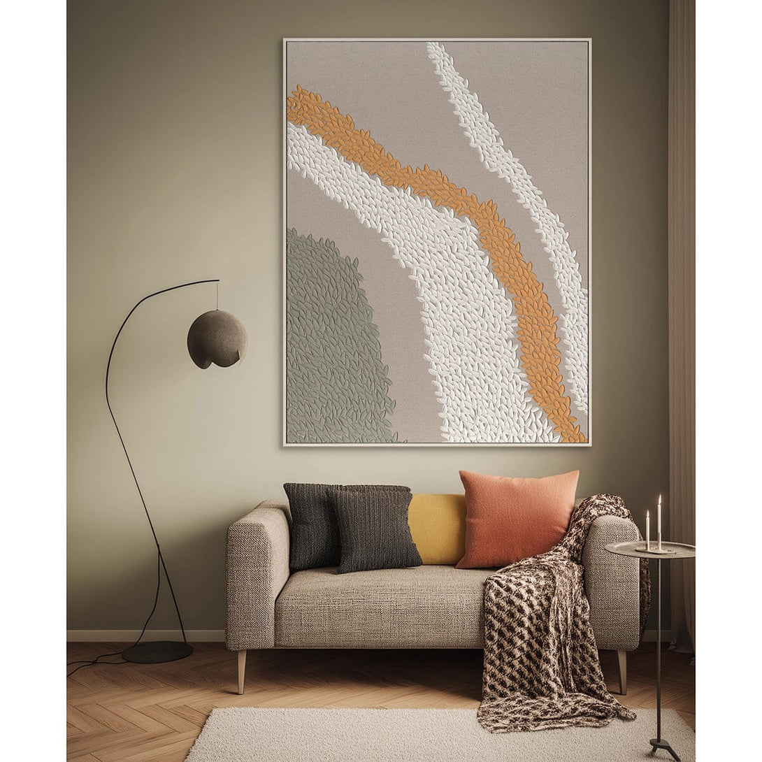 Harvest Paths-Textured Abstract Painting #MM4646 Painting artwepaint 