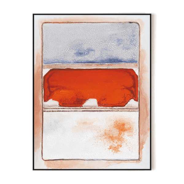 Horizon Glow-Orange Abstract Expression #I1709 Painting artwepaint 