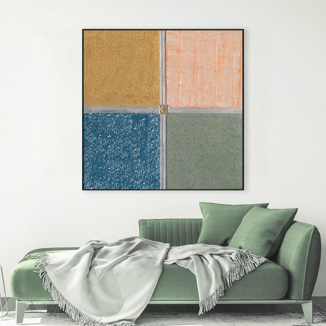 Illusion Window - Abstract Geometric Color #J2125 Painting artwepaint 