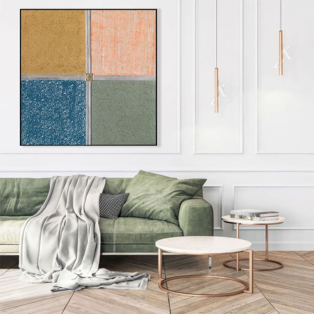 Illusion Window - Abstract Geometric Color #J2125 Painting artwepaint 