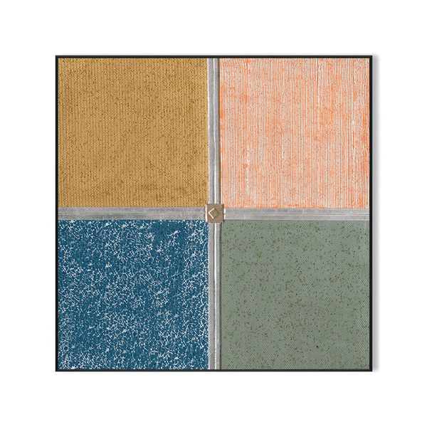 Illusion Window - Abstract Geometric Color #J2125 Painting artwepaint 