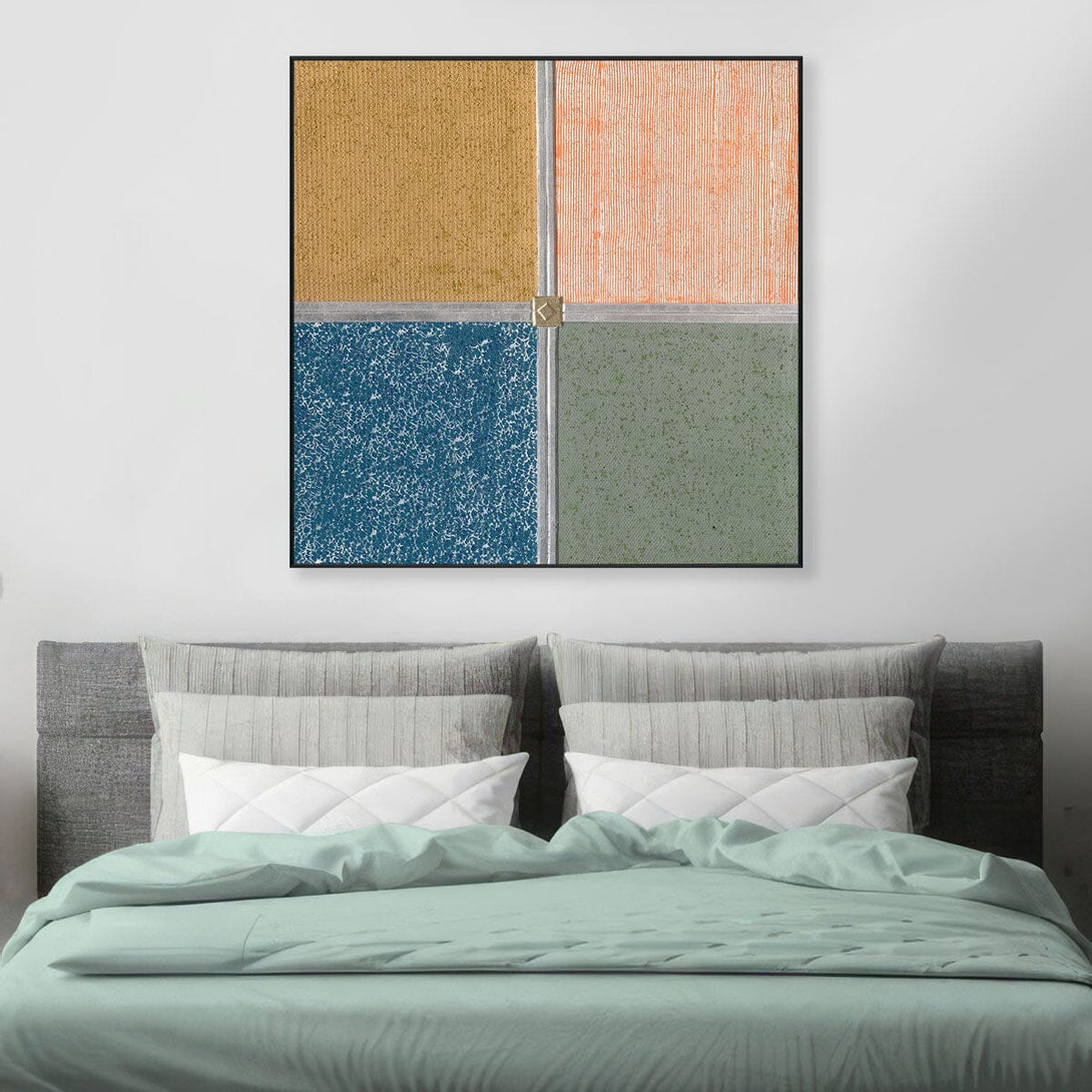 Illusion Window - Abstract Geometric Color #J2125 Painting artwepaint 