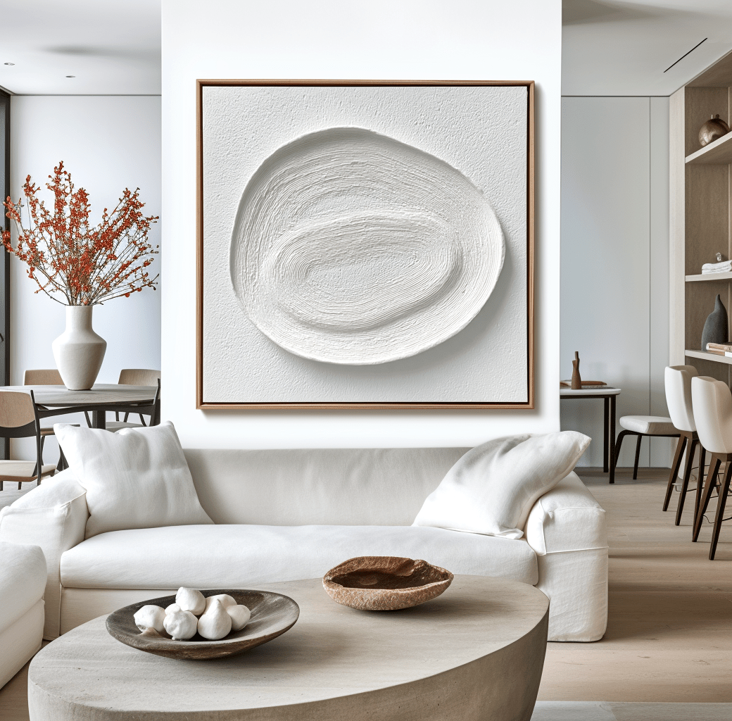 Inner Orbit – White Layered Texture Painting #awp25 Painting artwepaint 