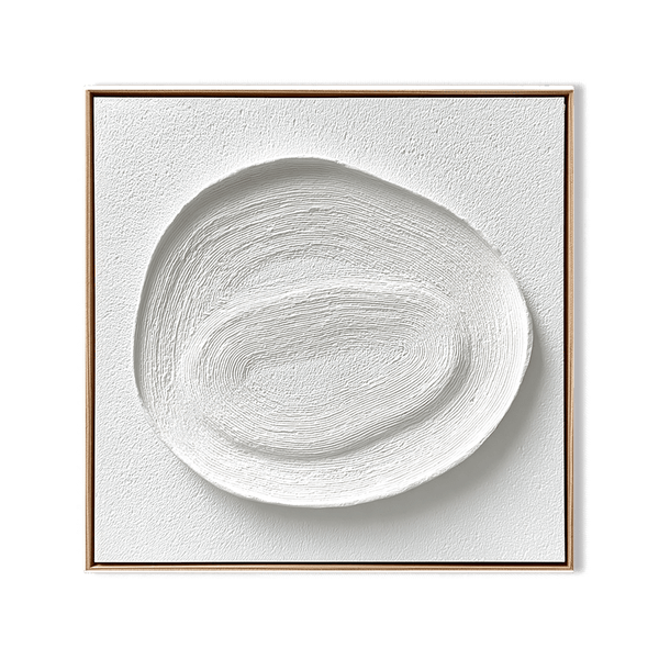 Inner Orbit – White Layered Texture Painting #awp25 Painting artwepaint 