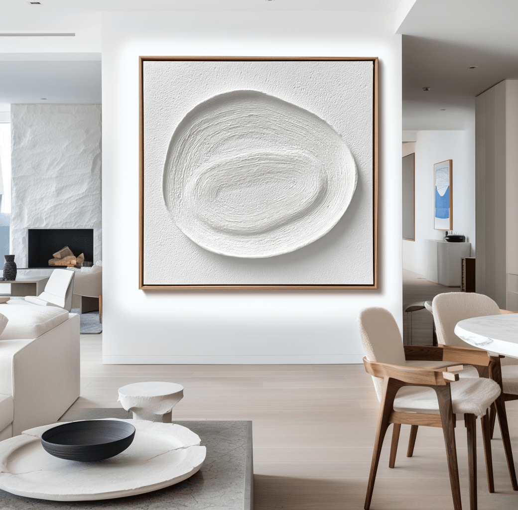 Inner Orbit – White Layered Texture Painting #awp25 Painting artwepaint 