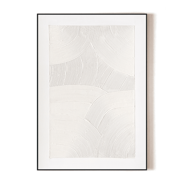 Intersecting Whites - Minimalist Line Texture#M4630 Painting artwepaint 