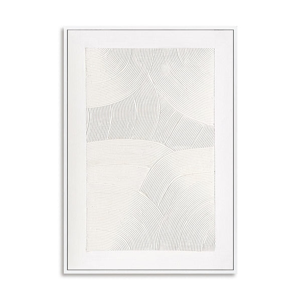 Intersecting Whites - Minimalist Line Texture#M4630 Painting artwepaint 