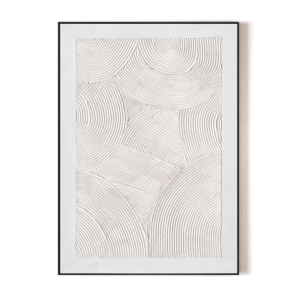 Interwoven Whites - Minimalist Textured Art#M4628 Painting artwepaint 