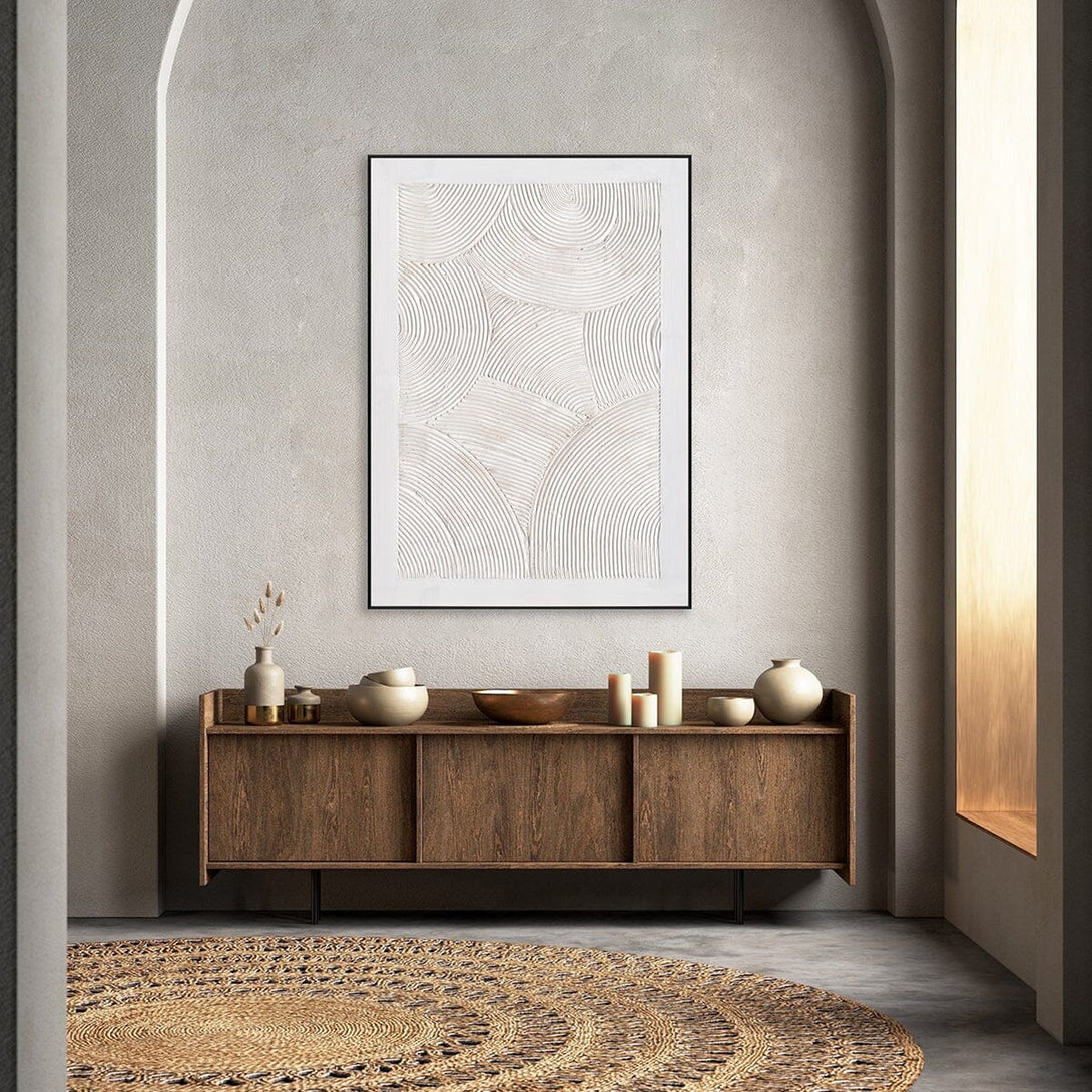 Interwoven Whites - Minimalist Textured Art#M4628 Painting artwepaint 