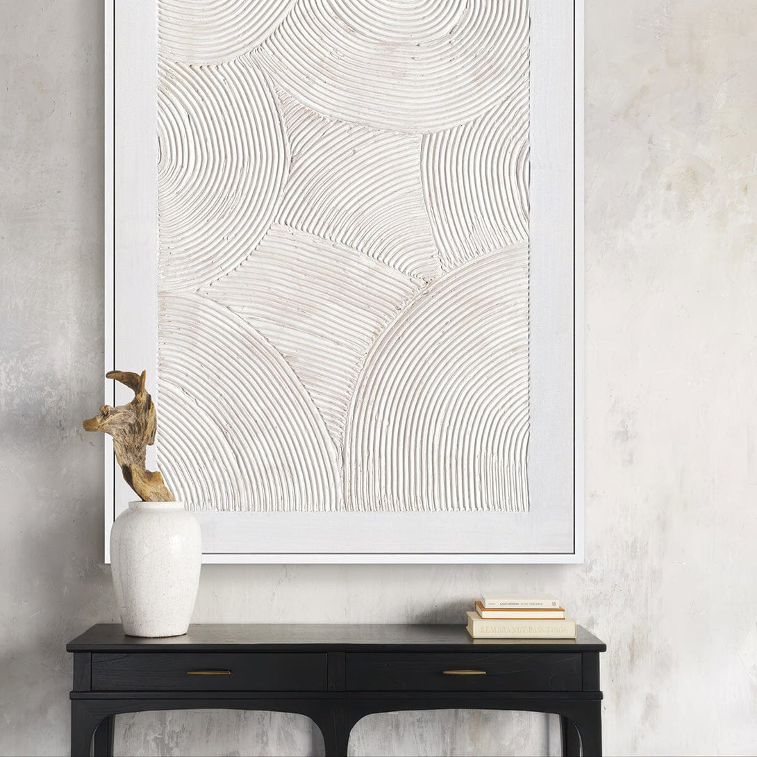 Interwoven Whites - Minimalist Textured Art#M4628 Painting artwepaint 