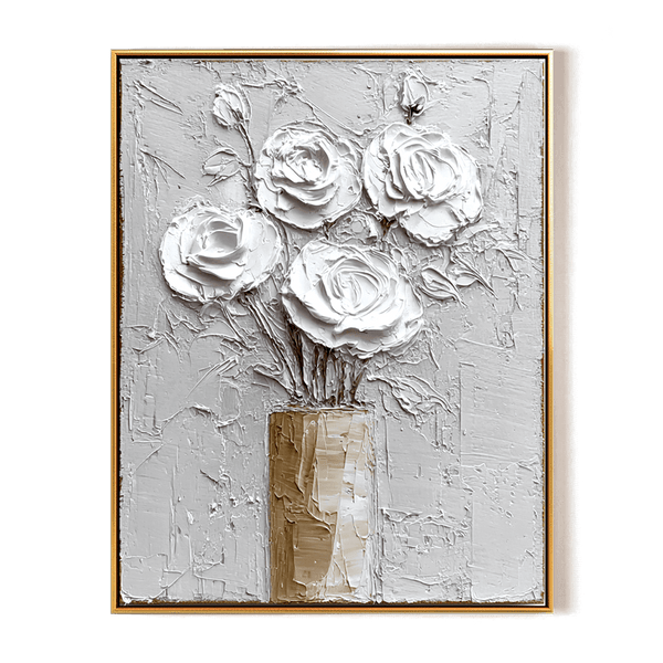 Ivory Bloom Floral Painting #93005 Painting artwepaint 
