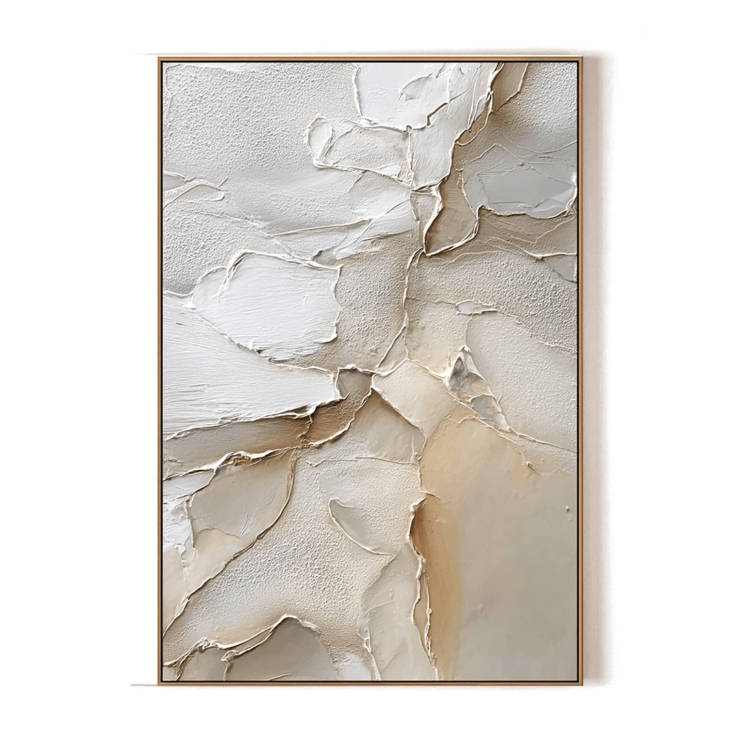 Ivory Layers – Neutral Textured Painting #43 Painting artwepaint 