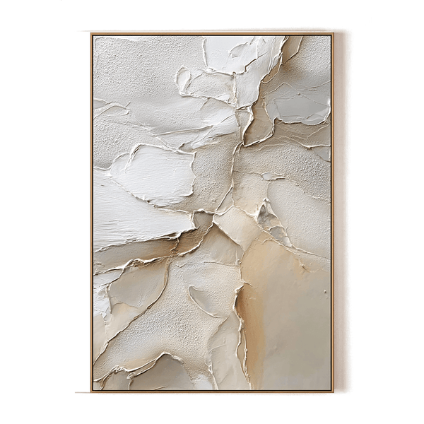 Ivory Layers – Neutral Textured Painting #43 Painting artwepaint 