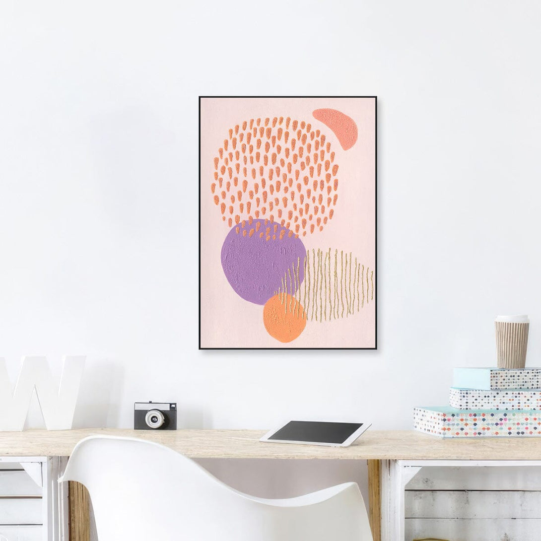 Lilac Whisper - Coral Textured Abstract #J4032 Painting artwepaint 